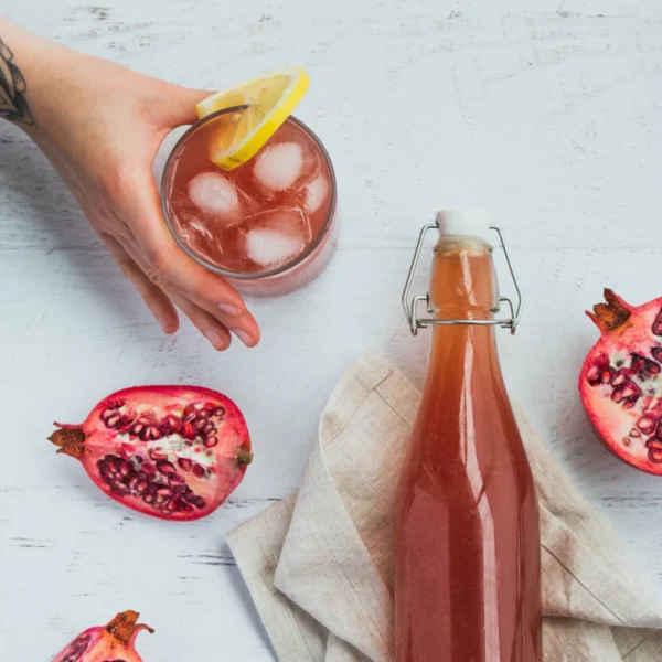 Ginger Lemon Kombucha 4-Pack — Beverages at Peasley Store